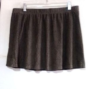 Candie's Olive Green Mini Skirt Size XL